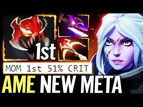 🔥 AME Drow Ranger NEW META — MoM 1st Item + 51% Crit SE + Daedalus Strong Carry Dota 2 Pro