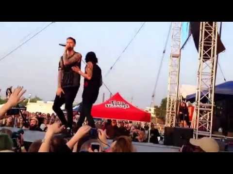 APMAS Live in Cleveland Ohio. Sleeping With Sirens ft MGK- Alone. 7/21/14