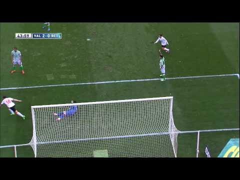 Gol de Alcácer (2-0) en el Valencia CF - Real Betis - HD