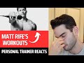 Personal Trainer Reacts to Matt Rife's Workout Routine
