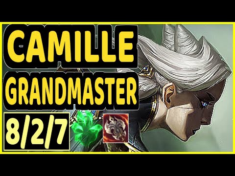 SLASHER1144 (CAMILLE) - 8/2/7 KDA TOP GAMEPLAY - NA Ranked GRANDMASTER