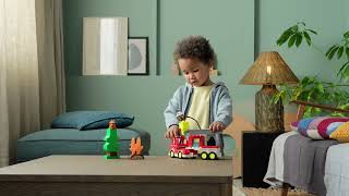 LEGO® DUPLO® 10473 Hasičské auto s hadicí a hasičem