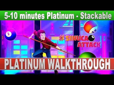 Sinuca Attack Platinum Walkthrough | Trophy & Achievement Guide | Easy Cheap & Fast Platinum