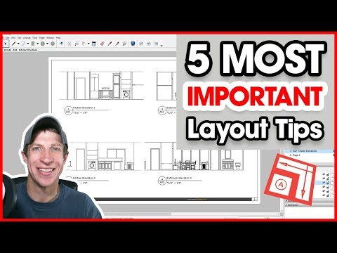 5 MOST IMPORTANT TIPS for Modeling for Layout in SketchUp