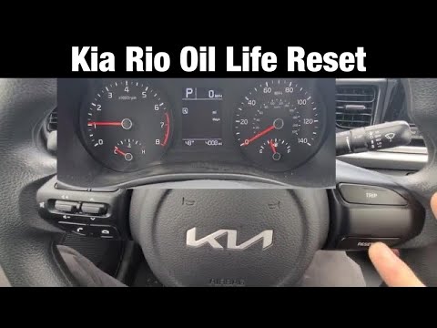 2023 Kia Rio How to Reset Maintenance Reminder