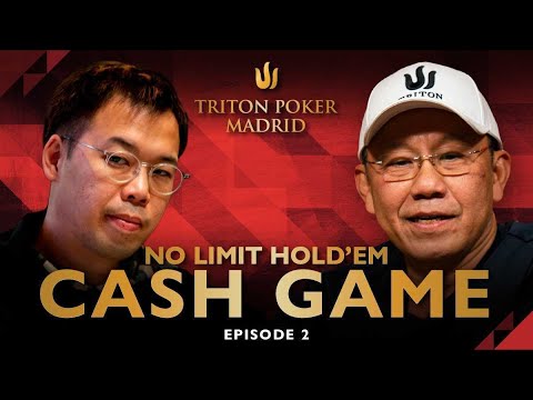 No Limit Hold&#39;em CASH GAME | Episode 2 - Triton Poker Madrid 2022