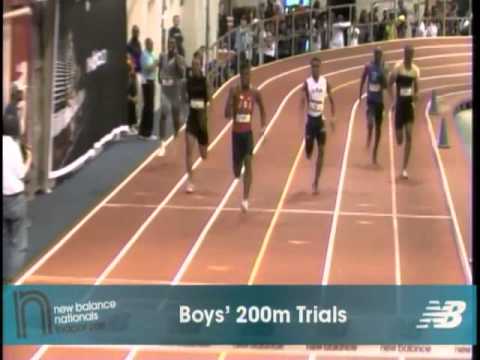 Boys 200m Prelim Heat 5 - New Balance Indoor Nationals 2011