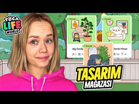 TASARIM MAĞAZASI PAKETİNİ İNCELEDİK !? | Toca Life World @GamzeKarta