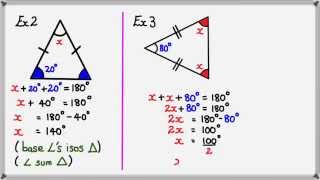 Angles in Isosceles Triangle