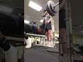 365 lb slingshot Bench Press × 2 PAUSE reps bw 235 lbs