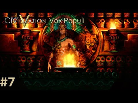 Let's Play Civilization 5 Vox Populi - The Aztecs p.7 (deity, marathon)