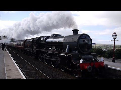 45690 Leander 'The Cumbrian Jubilee' batters Settle Saturday 21 March 2015