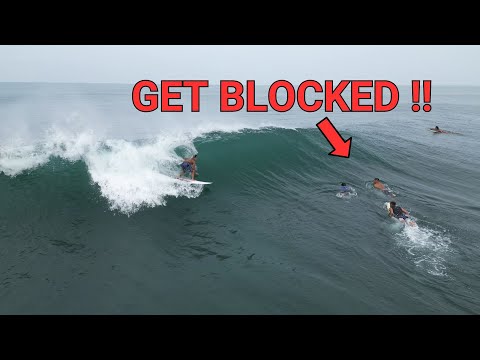 SURFER GET BLOCKED INSIDE THE BARREL !!(Opening Scene) I Surfing Canggu Bali