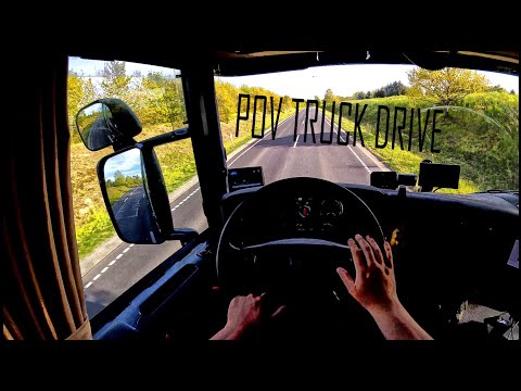 POV Driving Scania R440 through Denmark