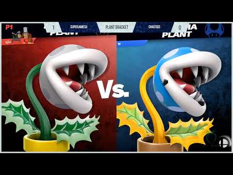 Piranha Plant Grill 2 - ChaoticD (PP) VS SuperJamesU (PP) - SSBU Plant Bracket