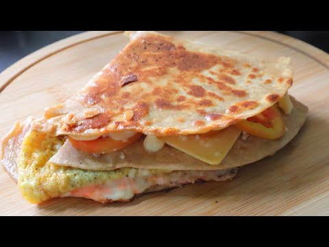 Quick Breakfast Egg Tortilla Wrap 3 Ways | Tiktok Trending Tortilla wrap