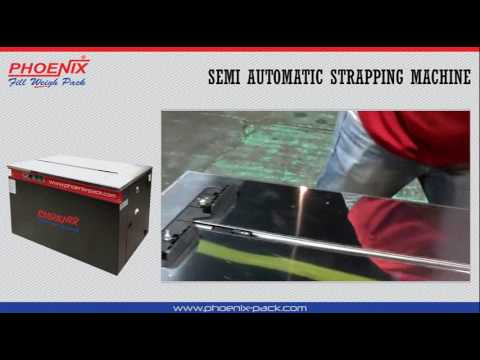 Semi automatic strapping machine