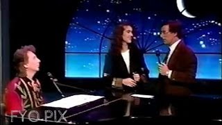 CÉLINE DION - Medley au Piano avec Mégo &quot;Années 80&quot; (Live / En public) 1990