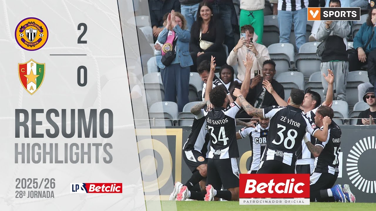 CD Nacional vs CF Estrela Amadora Highlights