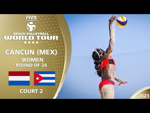 Keizer/Meppelink vs. Lidy/Sanchez - Full Match | 4* Cancun 2021 #1