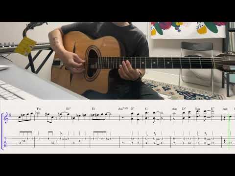 How High The Moon (Theme) | Jazz Manouche Guitar Free Tab