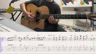 How High The Moon (Theme) | Jazz Manouche Guitar Free Tab
