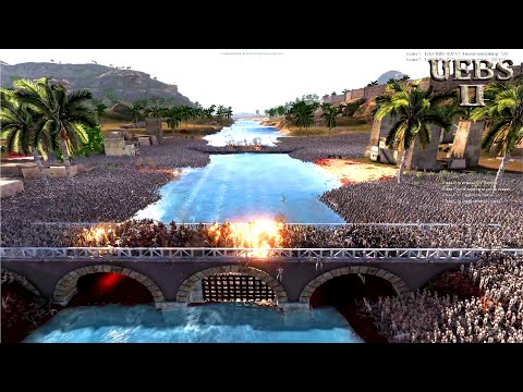 200 SPARTAN FIRE LANCERS ON THE BRIDGE vs 200,000 ZOMBIES | Ultimate Epic Battle Simulator 2 | UEBS2