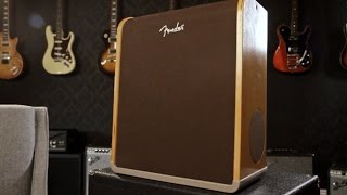 Video thumbnail for Fender Acoustic SFX Guitar Stereo Amp by Guitar Center