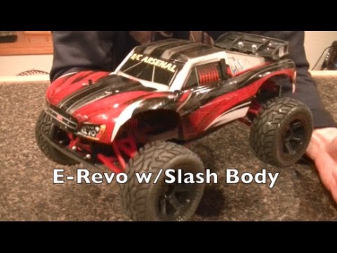 1/16 E-Revo w/Slash Body "how to" (E-Slavo) R/C Arsenal