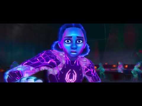 Spider Man: Across The Spider Verse (2023) go home machine scene hd with captions