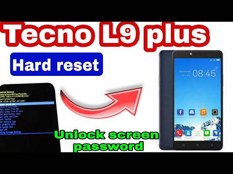 Hard reset Tecno L9 plus unlock screen password | how to factory reset remove data phone repair