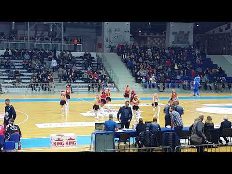 King Wilki Morskie Cheerleaders Mecz z Anwil Włocławek 23.12.2017