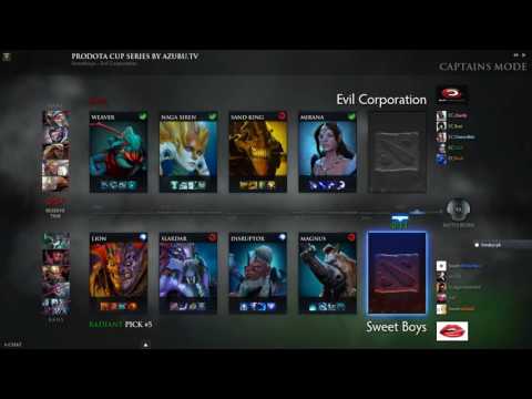 Evil Corporation vs Sweet Boys Game 2 - ProDotA Cup Europe #14