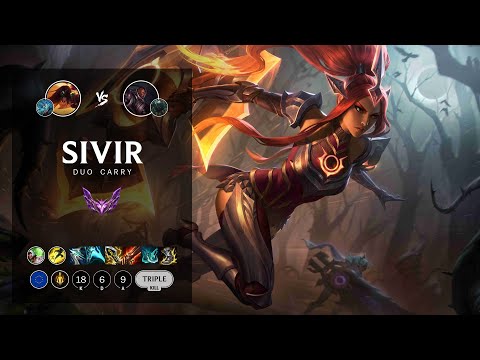 Sivir ADC vs Lucian - EUW Master Patch 12.8