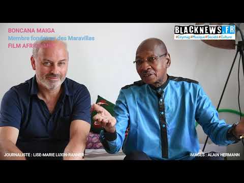 BONCANA MAIGA, membre fondateur des Maravillas du Mali  ET Richard Minier, le réalisateur du film