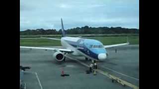 preview picture of video 'Aeropuerto de Tocumen, llegada de avión de TAME'