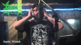 In the Studio with Desecrate The Faith - John Hull Laying Vocals