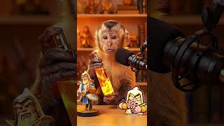 Macaco fazendo ASMR Clash Royale #veo3 #googleveo3 #gemini #asmr