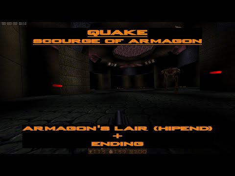 Quake: Scourge of Armagon - Armagon's Lair (HIPEND) + Ending