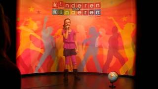 Anouk Roelofsen bij voorronde kinderen voor kinderen in Tiel 2011