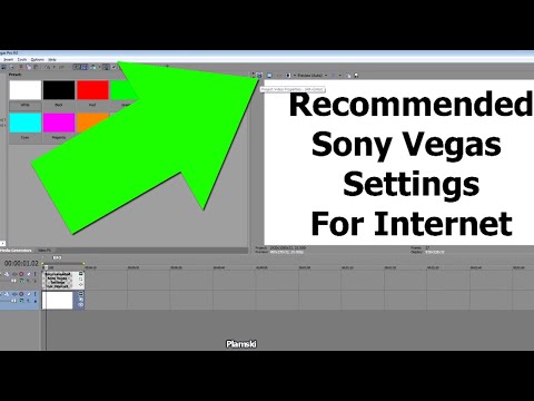 Recommended Sony Vegas Settings For Internet Videos - Small Size And High Quality