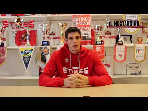 Pre-partita Sapori Veri Roseto - Pompea Mantova con l'assistant coach Cassinerio e Ferrara