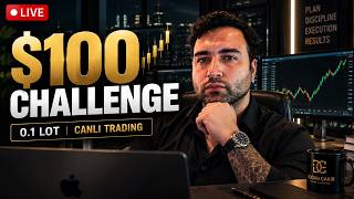 SADECE 100$ İLE YENİDEN ZENGİN OLABİLİR MİYİM? 🔴 CANLI TRADING | $100 