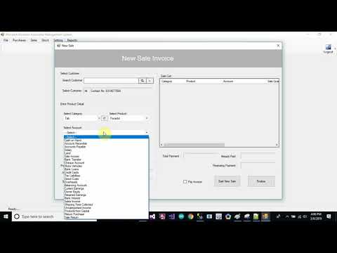 Accounting Management System Part 73 Sale Invoice Calculate Total Amount Complete Form in C C Shar