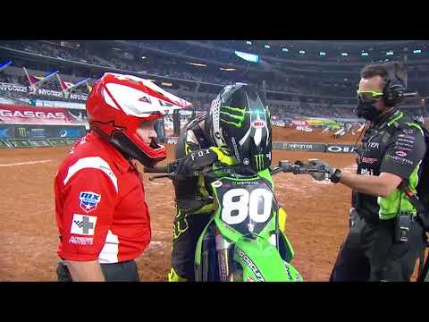 AMA 2021 スーパークロス第10戦 アーリントン1 250SXハイライト動画