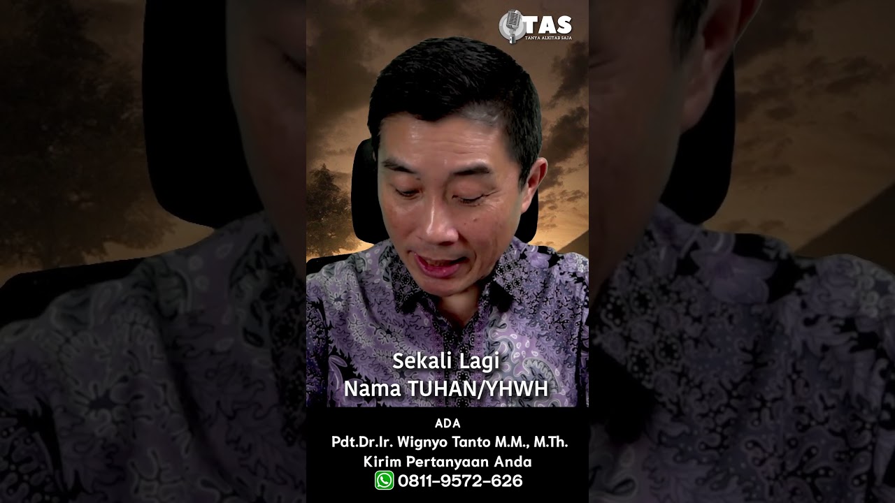 TAS#450 Sekali Lagi NamaTUHAN YHWH