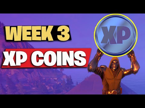 All week 3 XP coin locations
