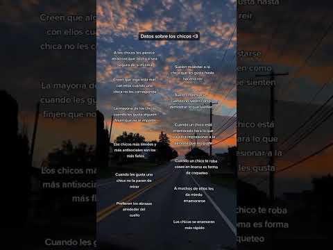 Datos sobre los chicos #shorts #datoscuriosos #entretenimiento