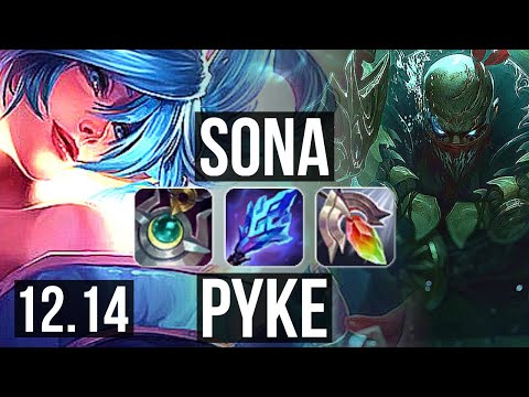 SONA & Ashe vs PYKE & Jinx (SUP) | 3/1/18, Rank 5 Sona, 300+ games | EUW Challenger | 12.14