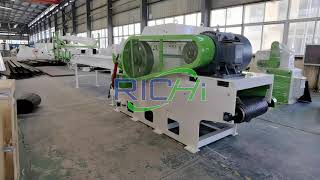 Richi Machinery Multifunctional 3-18 t/h Wood Log Round Wood Chipping Machine Wood Chipping Machine